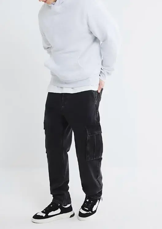 Grey Regular Fit Fashion Men's Hooded Sweatshirt