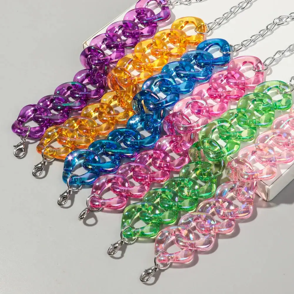 Chunky Chain Acrylic Bracelets