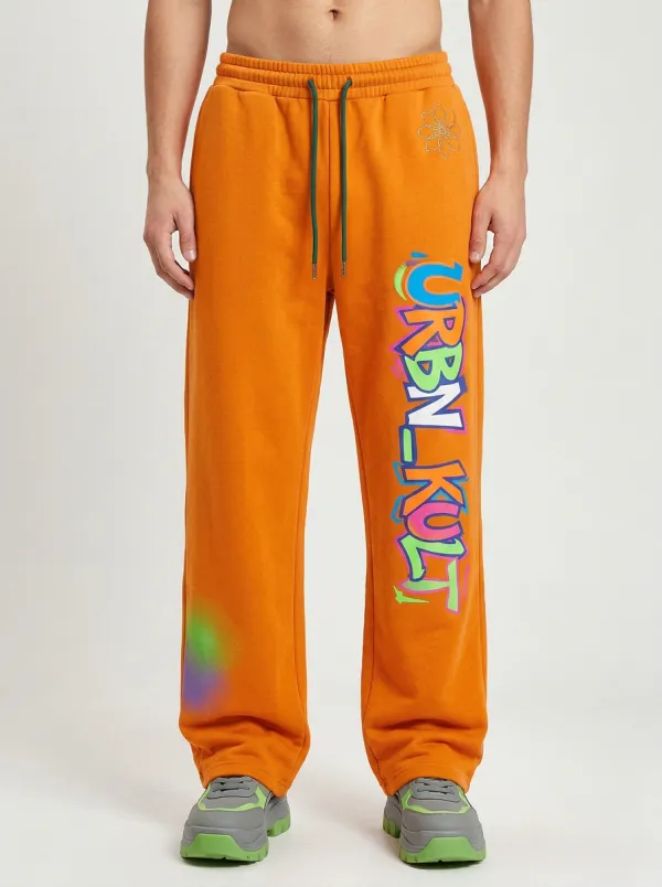 Unisex Streetwear Graffiti Sweatpants
