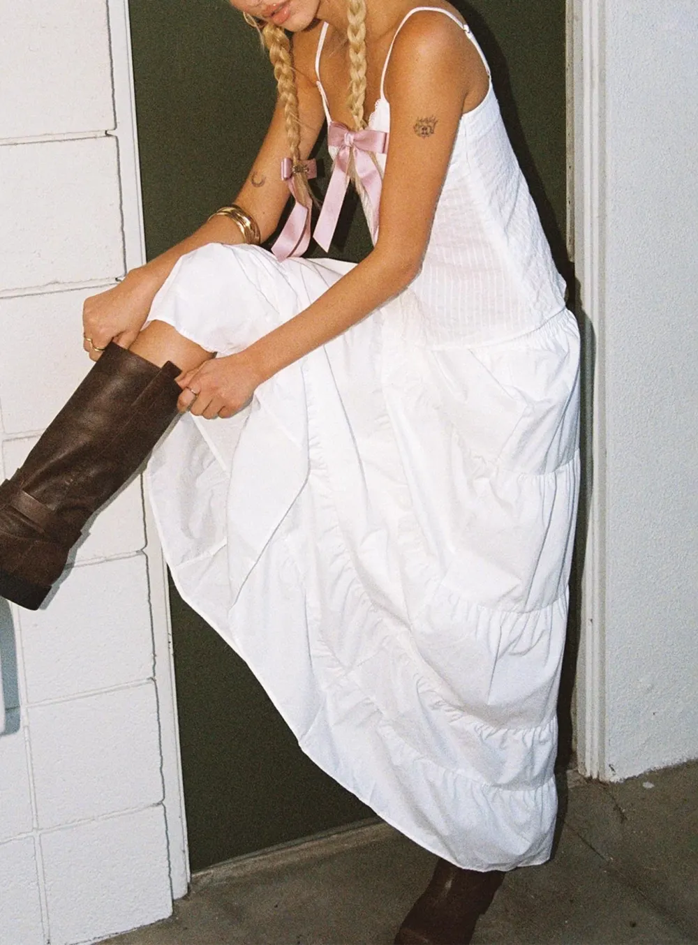 Tiered Maxi Skirt