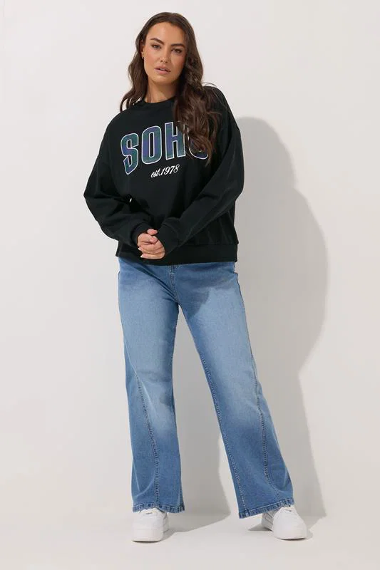 Black Check 'Soho' Sweatshirt detail 2