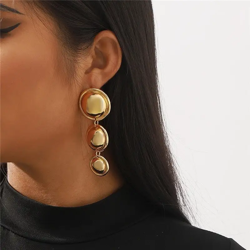 Artful Geometric Statement Earrings