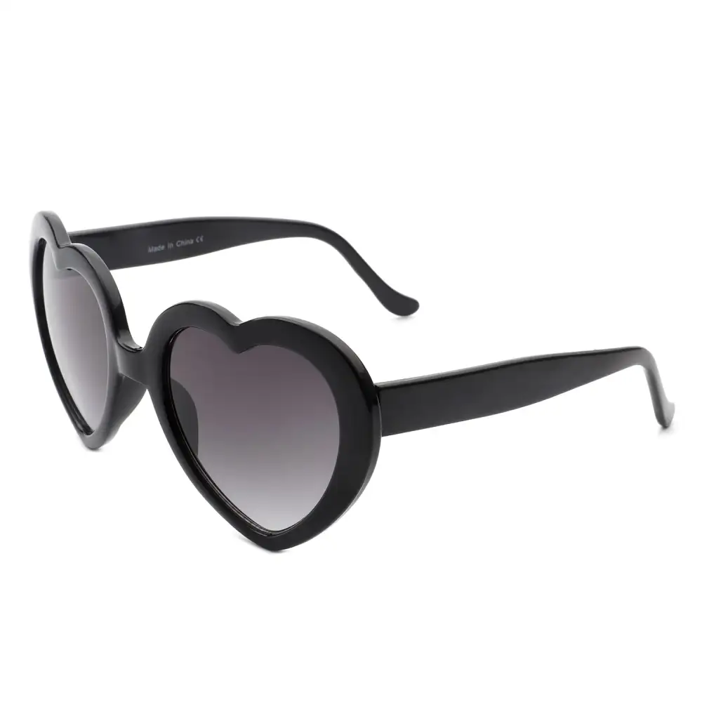 Layered Heart Shape Frame Sunglasses