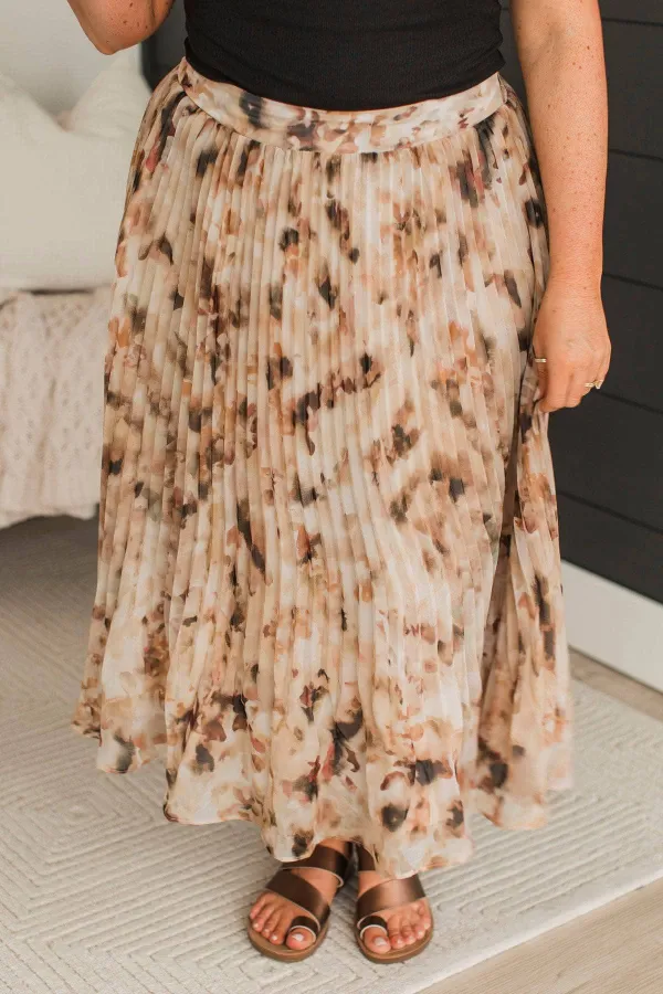 Smocked Floral Everyday Skirt