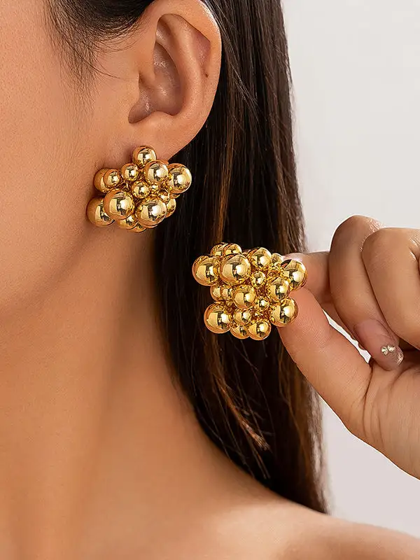 Minimal Nature-Inspired Accent Earrings