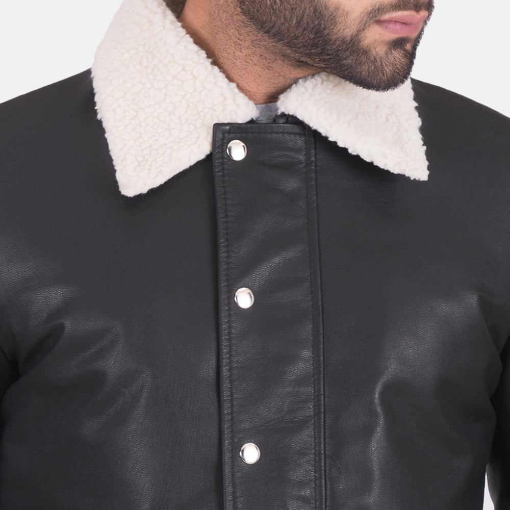 Men's Layered Leather Jacket