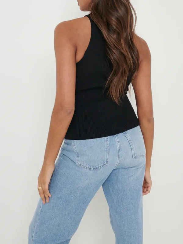 Ribbed Racer Tee