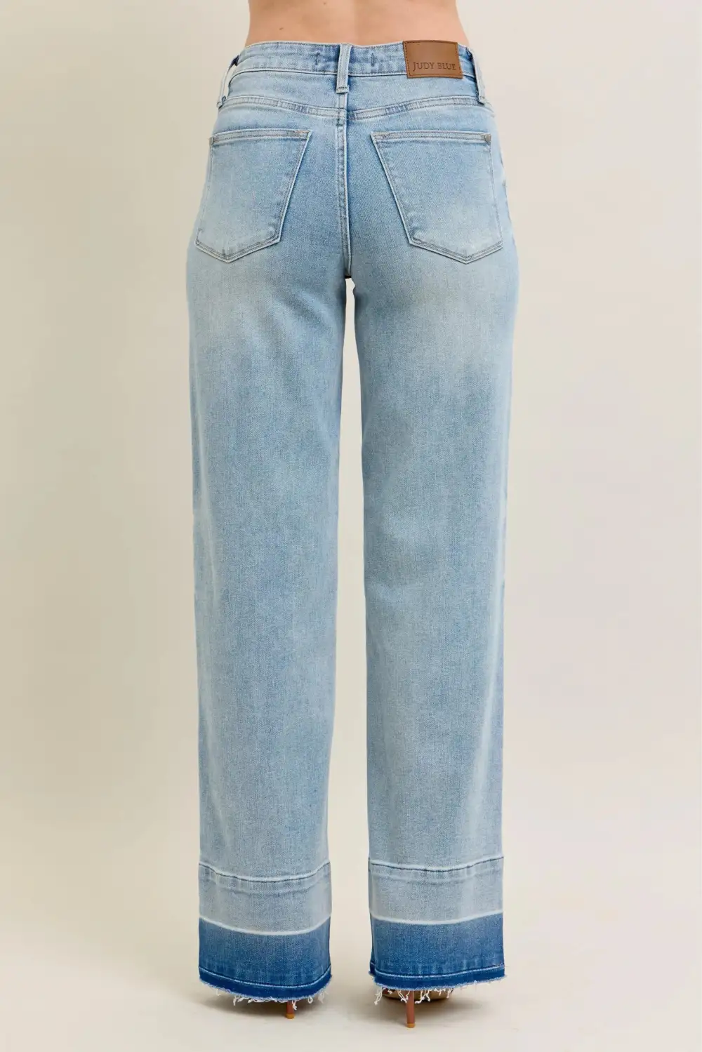Subtle Texture Knit Denim Jeans
