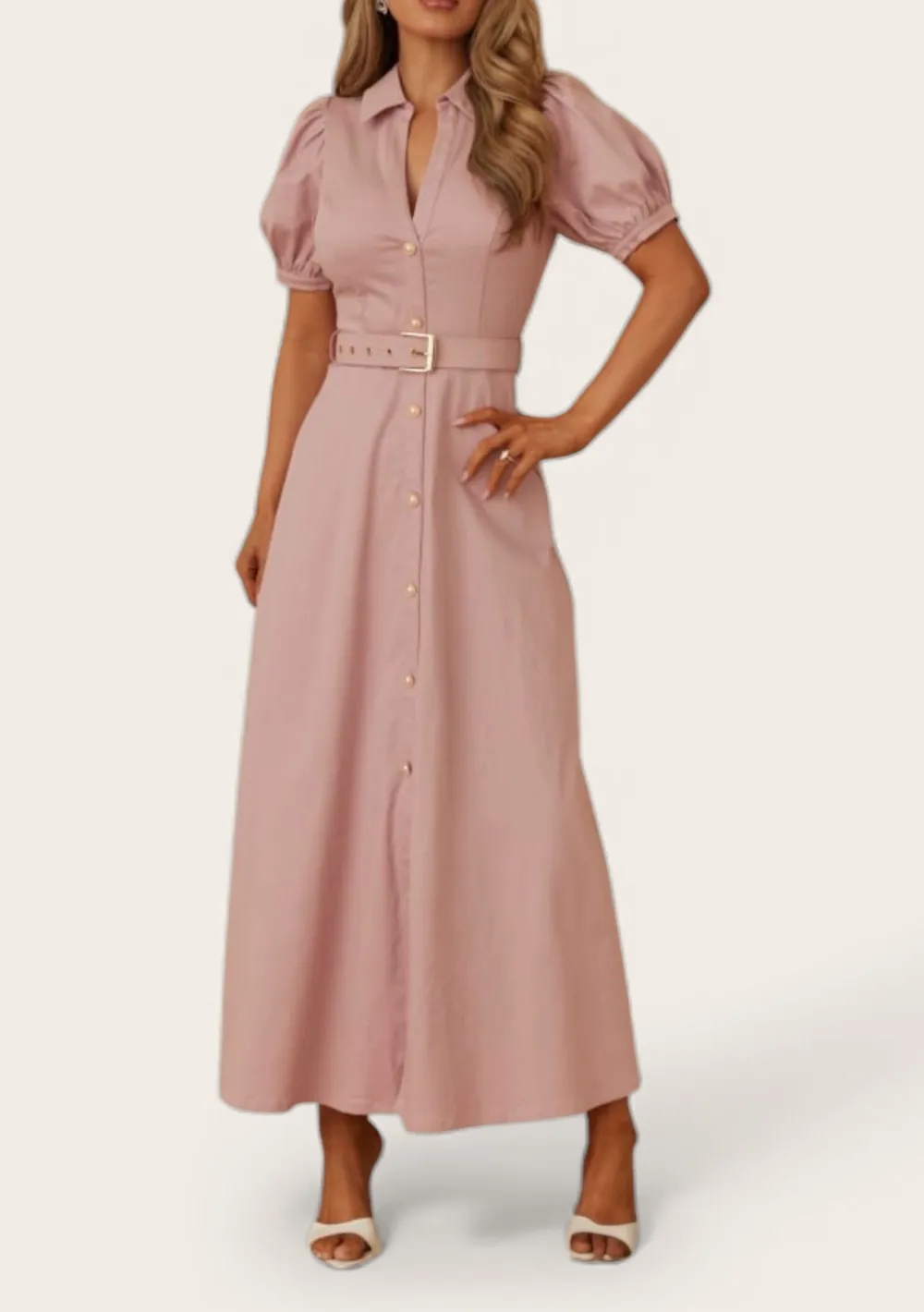 Refined Everyday Belted Dress