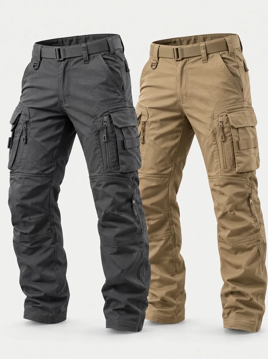 Durable Comfort Tactical Cargo Multi Pocket Men's Multi Pack Utility Tactical Pants
