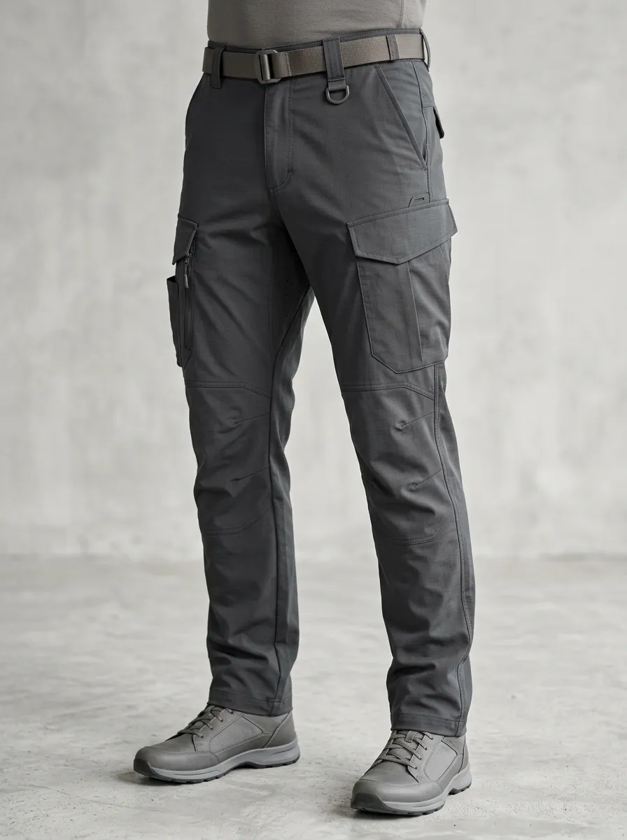 Men's Rugged Active Multi-Pocket Waterproof Tactical Cargo Pants