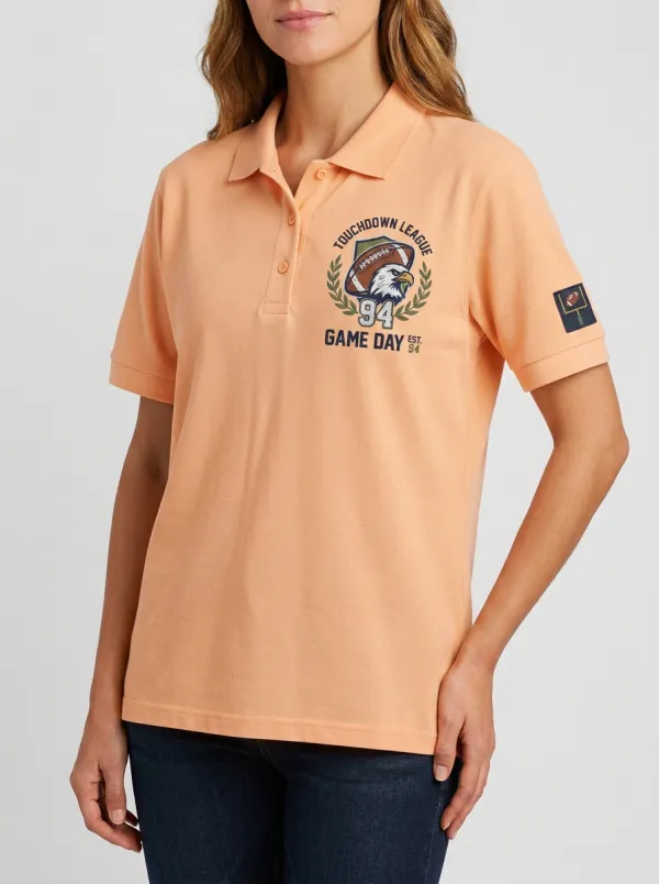 Football-Inspired Everyday Polo Shirt