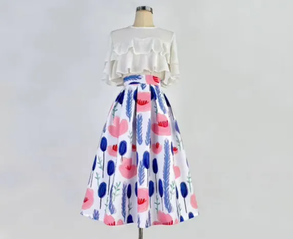 Soft Commuter Everyday Casual Skirt