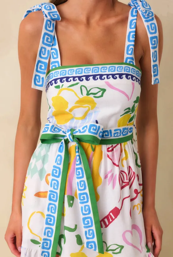 Summer Spritz Colorful Maxi Dress