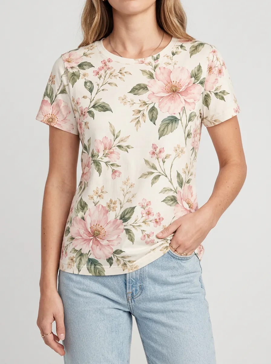 Effortless Floral Tee