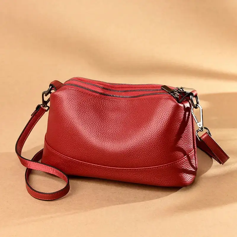 Contemporary Icon: Genuine Leather Designer Shoulder Bag