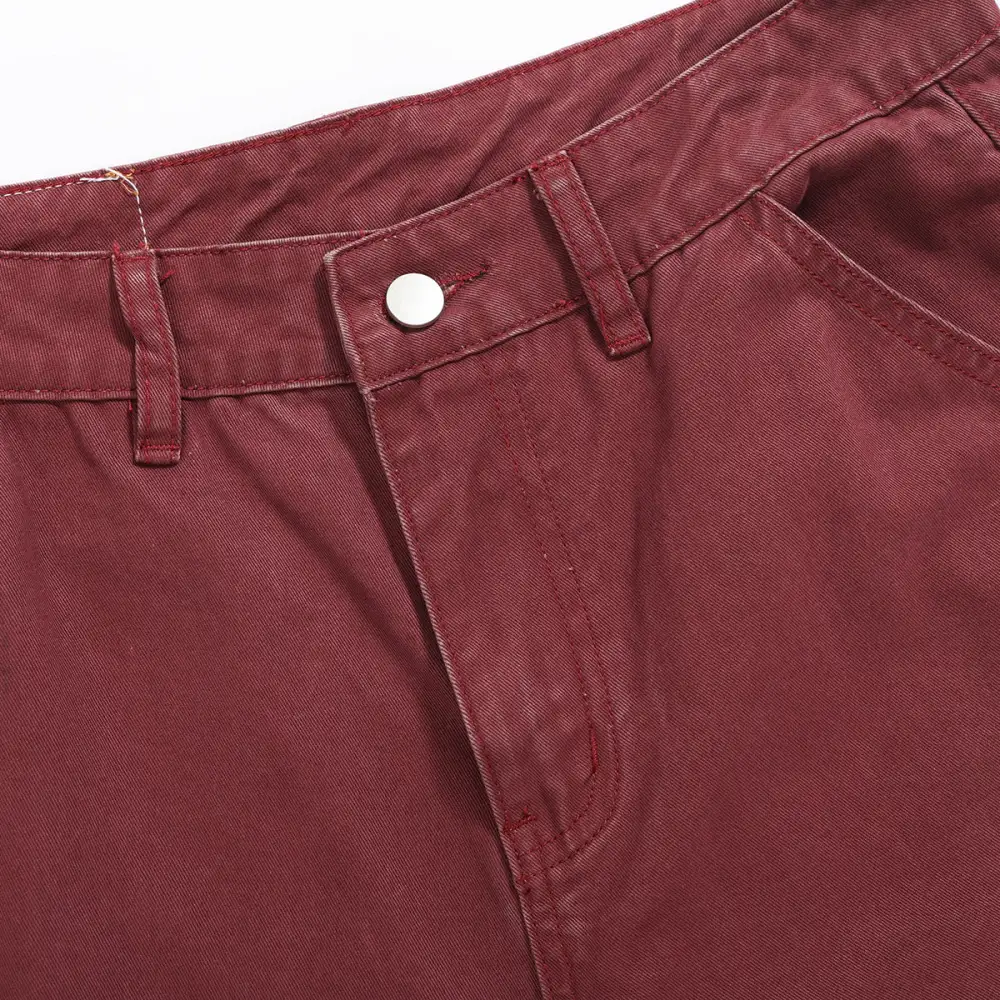 Men's Straight Leg Cargo Denim Jeans