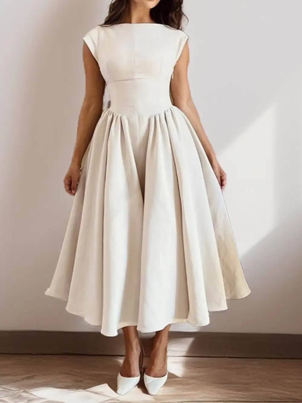 A Line Midi Dress