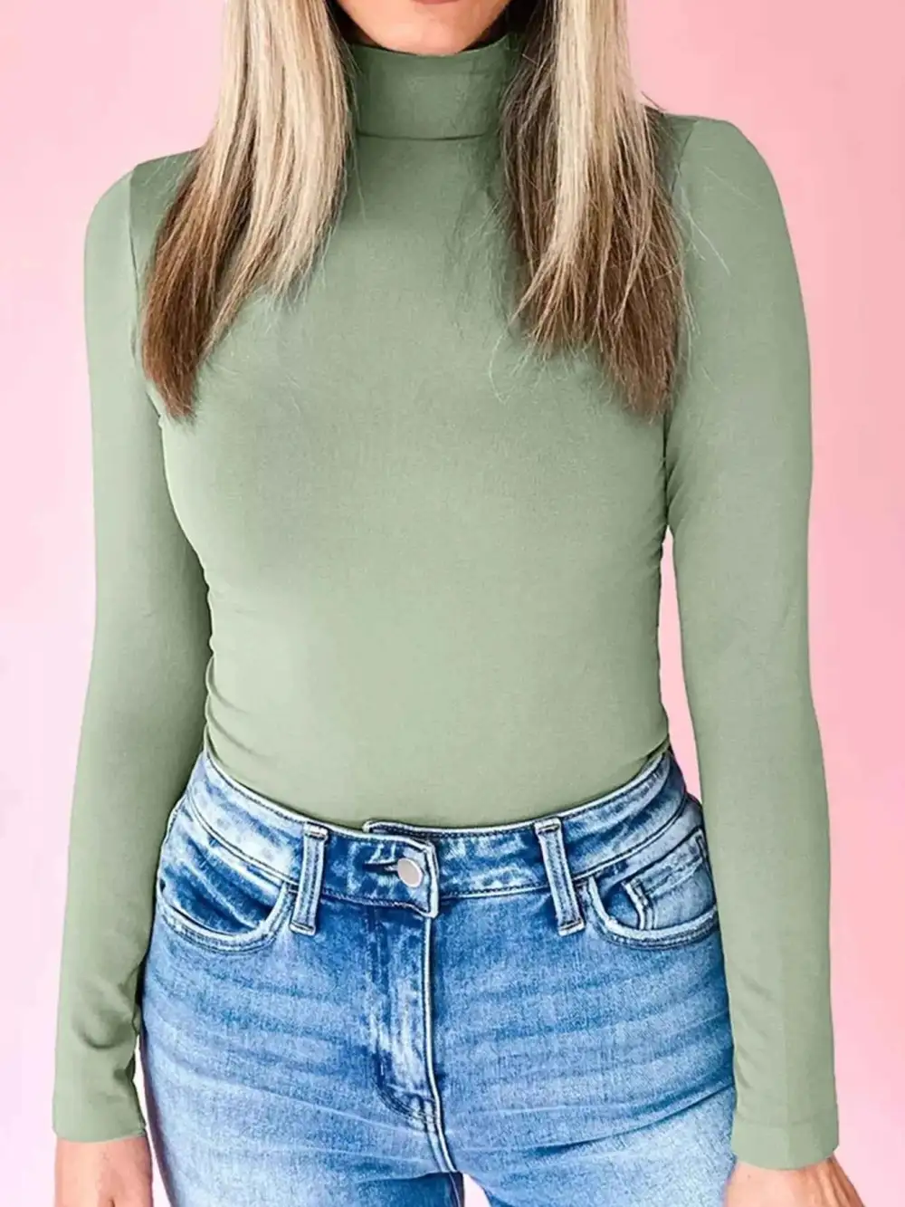 Long Sleeve Turtleneck T-Shirt