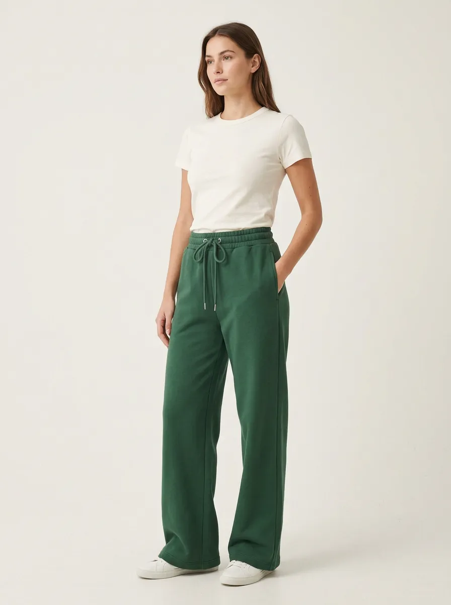 Unisex Flexible Leisure Relaxed Wide Leg Pants