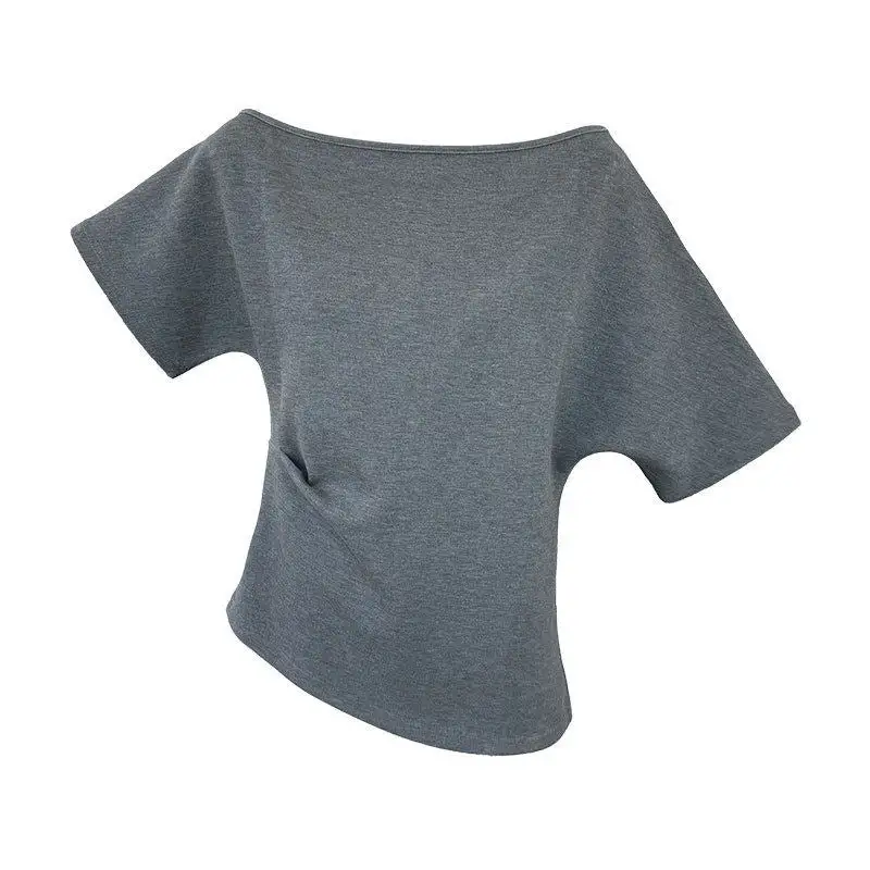Heritage Off Shoulder Loose Fit Short Sleeve T-Shirt