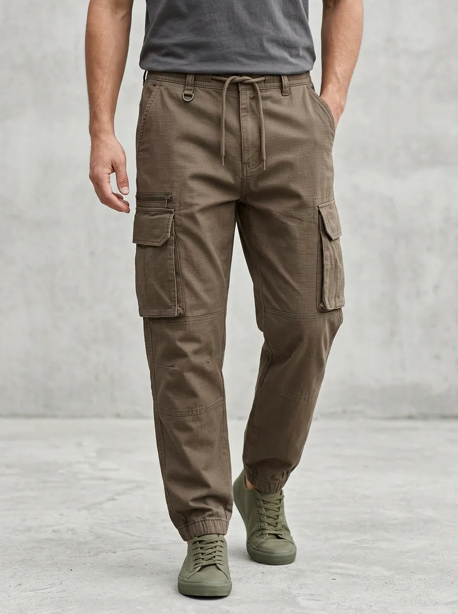 Men's Multi-Pocket Tactical Inspired Cargo Pants