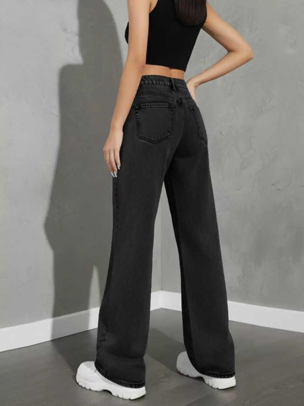 High Waist Wide Leg Jeans