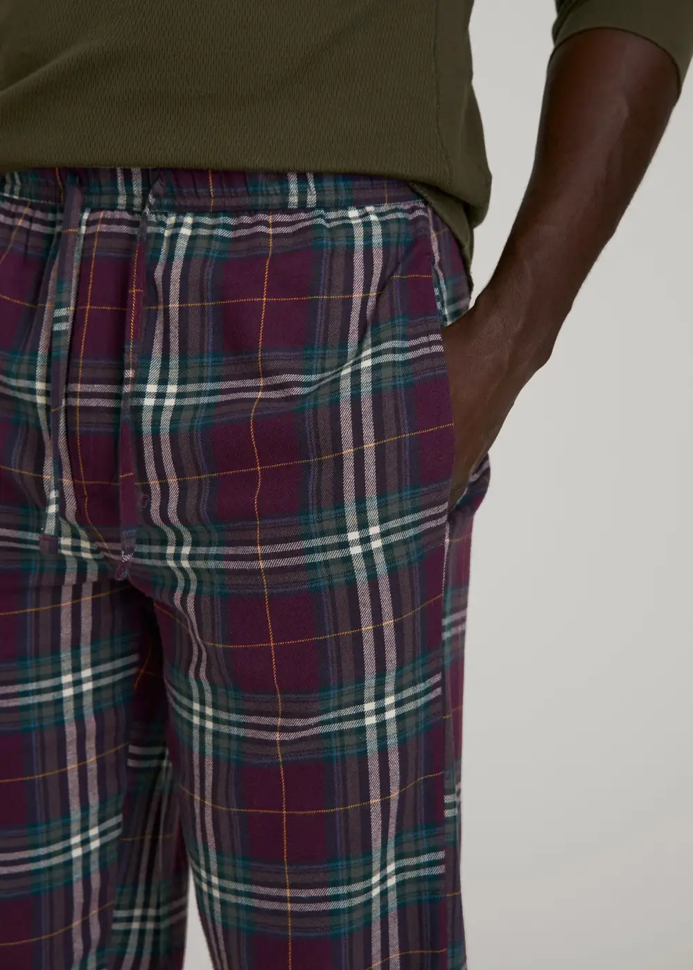 Men's Modern Relaxed Fit Cotton Lounge Pants