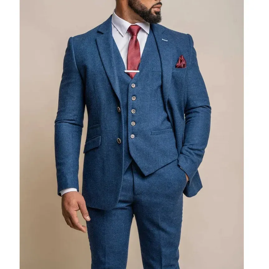 Orson Men S Blue Tweed Blazer