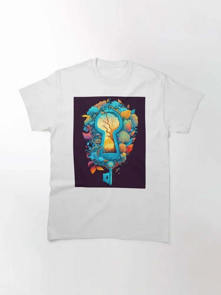 Women's Stylish Floral Print Crew Neck Short-Sleeve T-Shirt