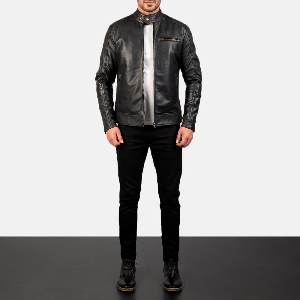 Men's Modern Biker Leather Jacket