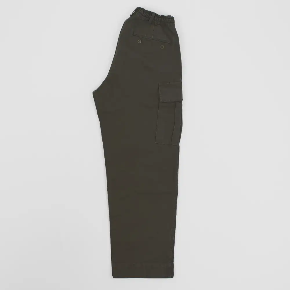 Drawstring Canvas Cargo Pants
