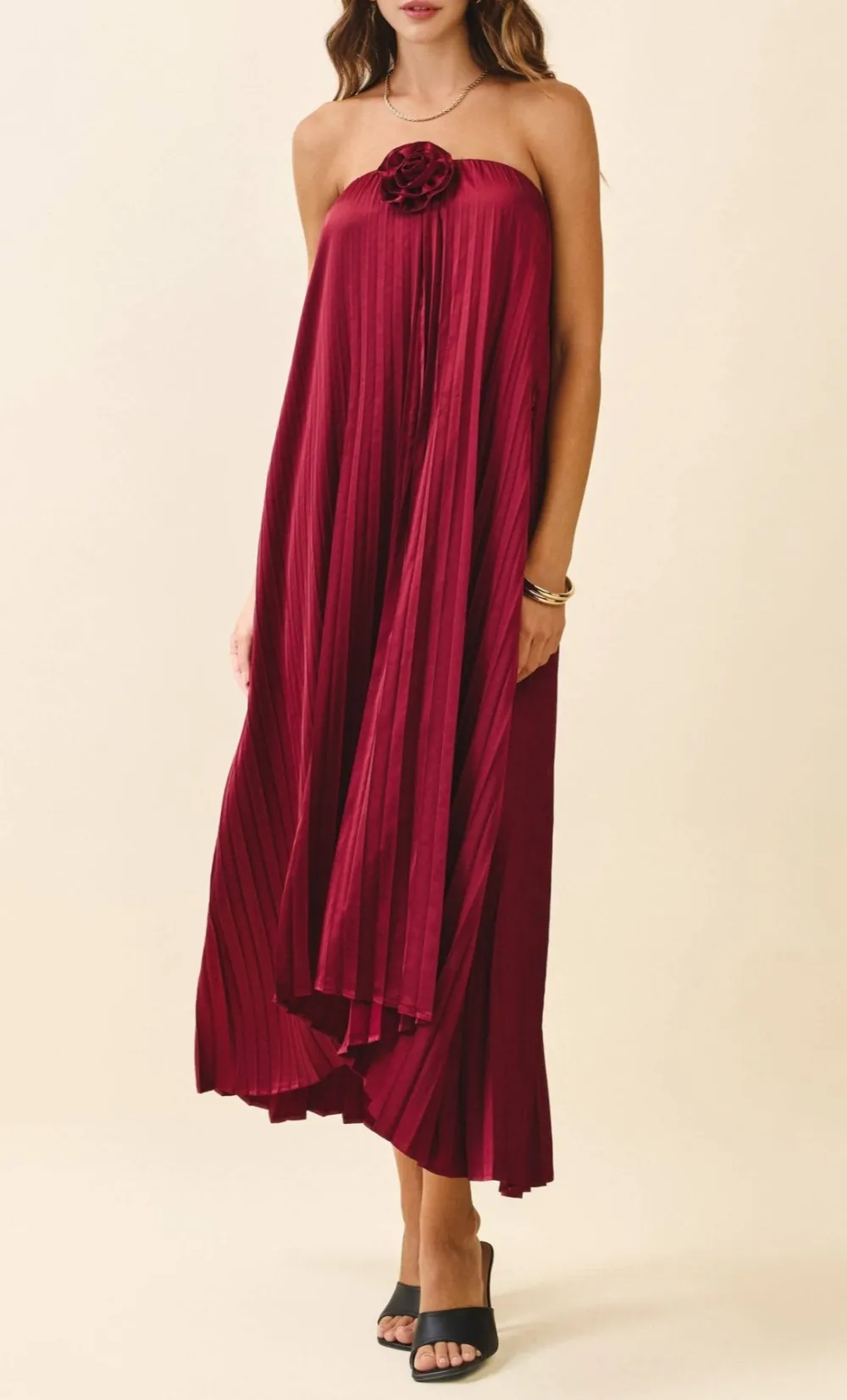 Maxi Crimson Dress