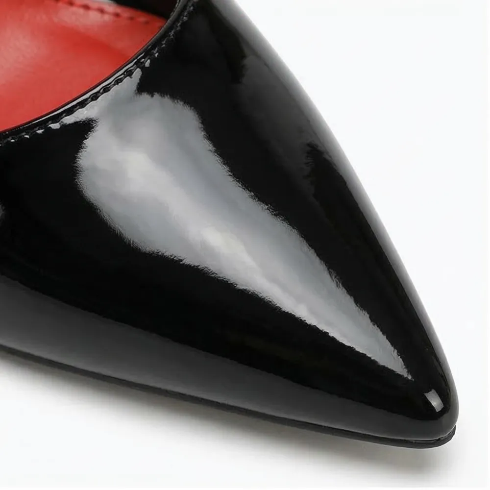 Glossy D Orsay Stiletto Heels