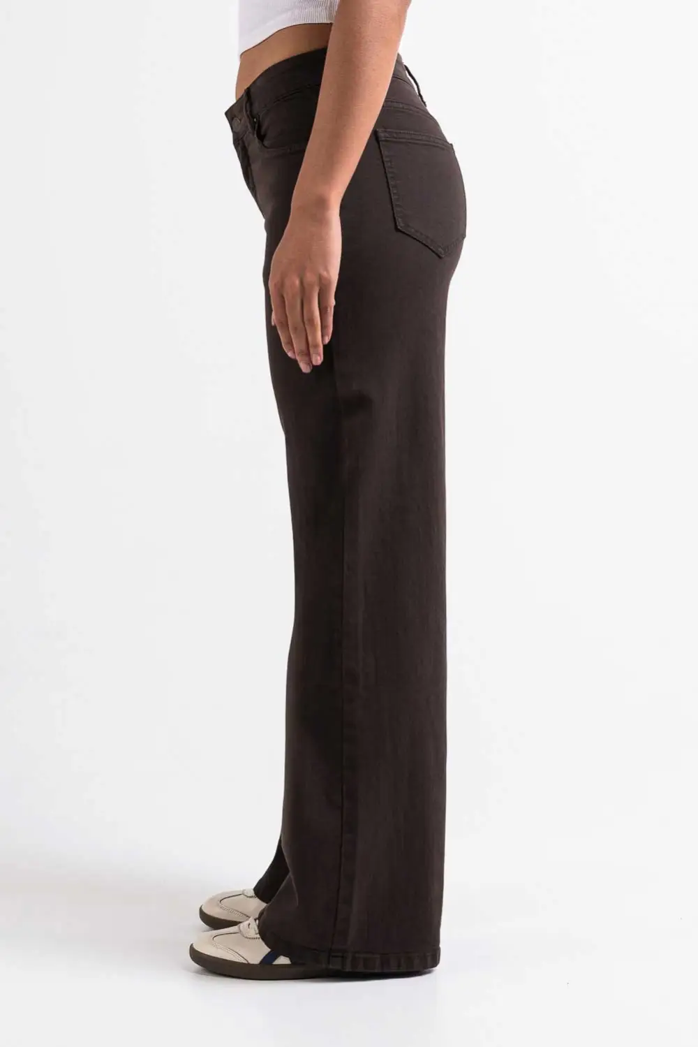 Mid Rise Straight Leg Jeans