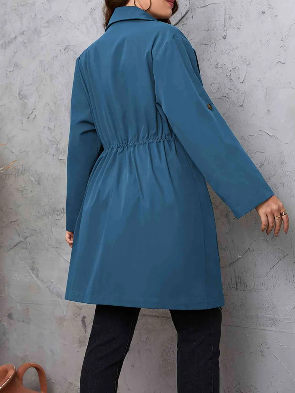 Nina'S Plus Size Lapel Collar