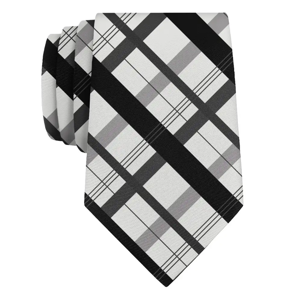 Polished Plaid Theme Necktie