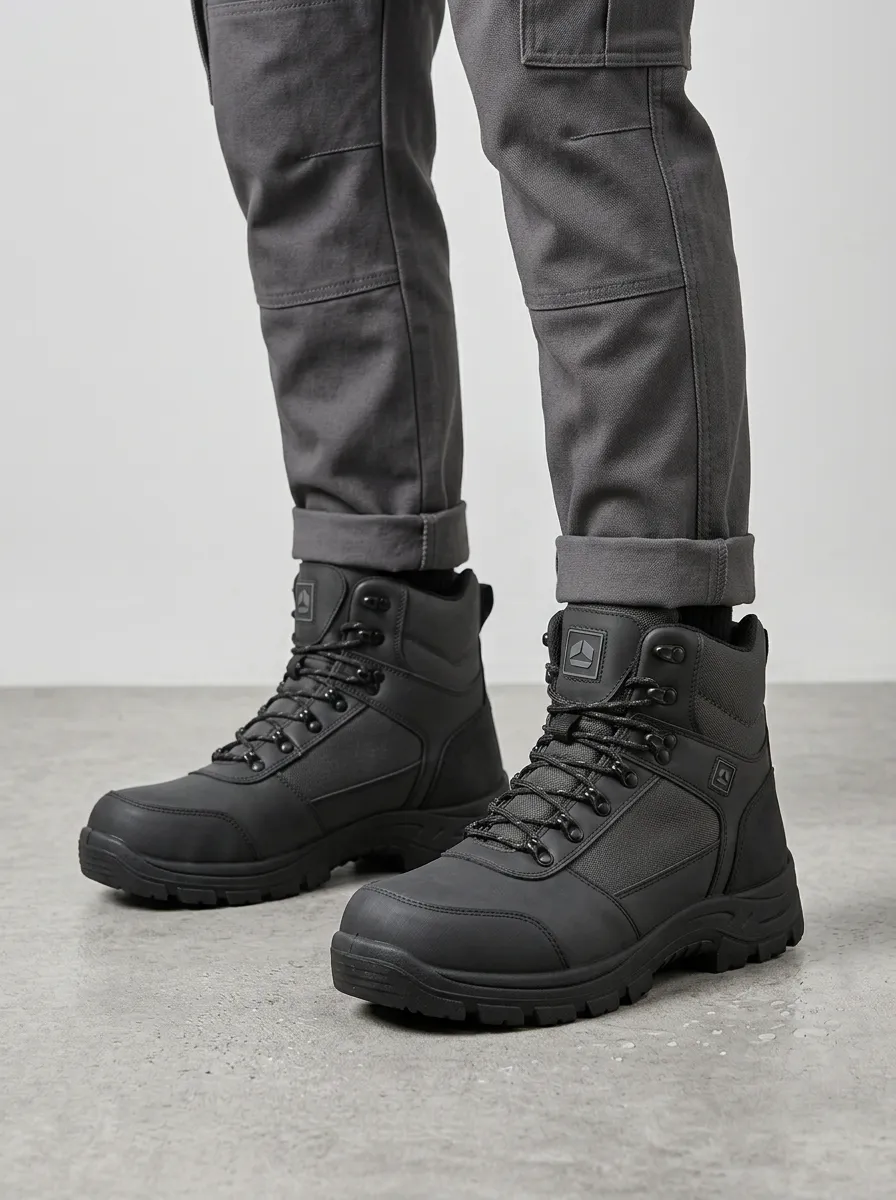 Men's All-Purpose Waterproof Tactical Graphic Detail Work Boots