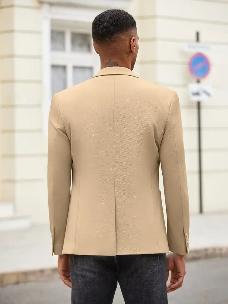 Casual Two-Button Suit Jacket