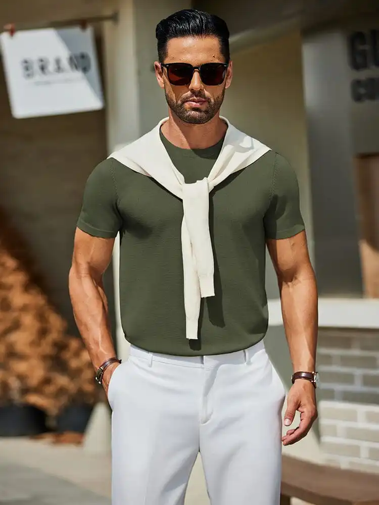Smooth Knit T-Shirt