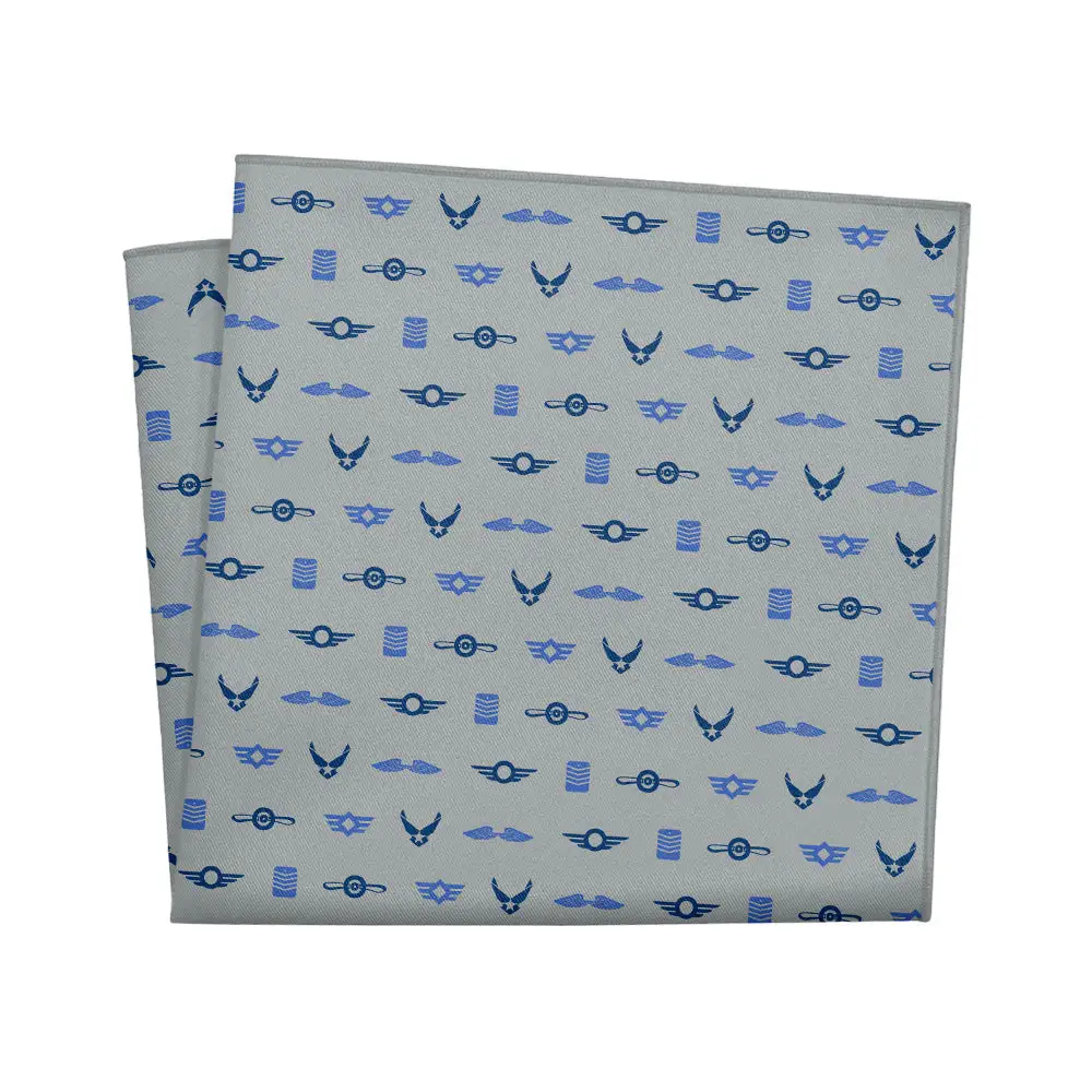 Graceful Refined Military Motif Pocket Square