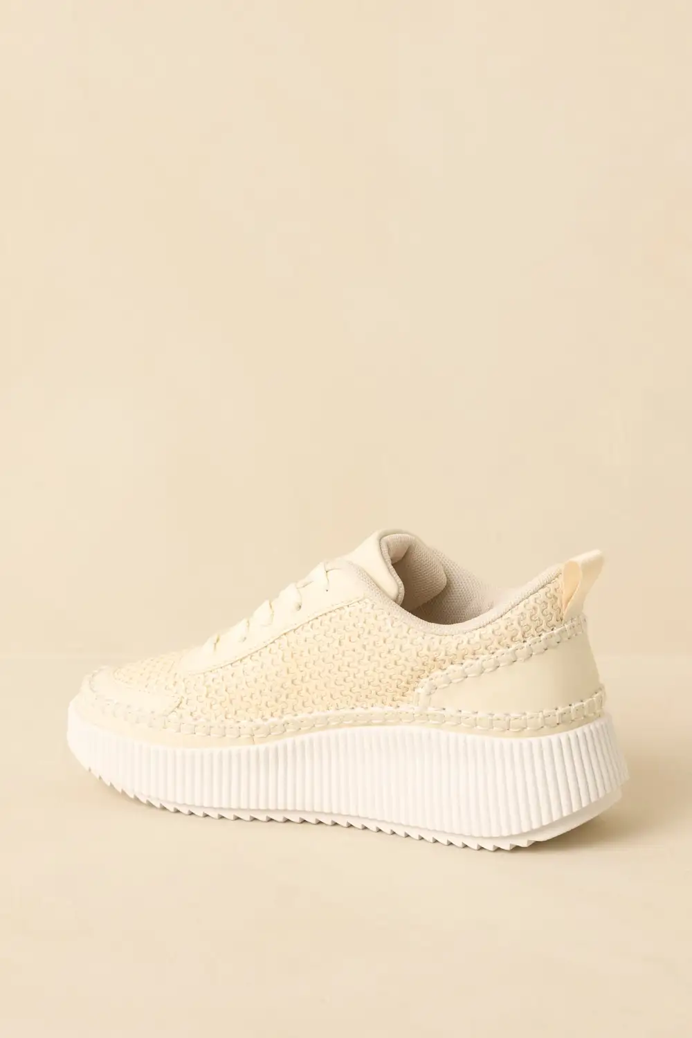 Knit Platform Sneakers