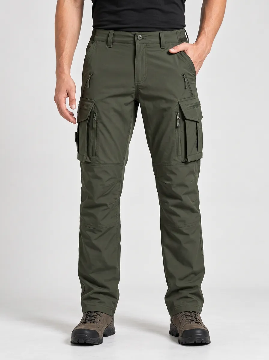 Rugged Utility Practical Cargo Trousers