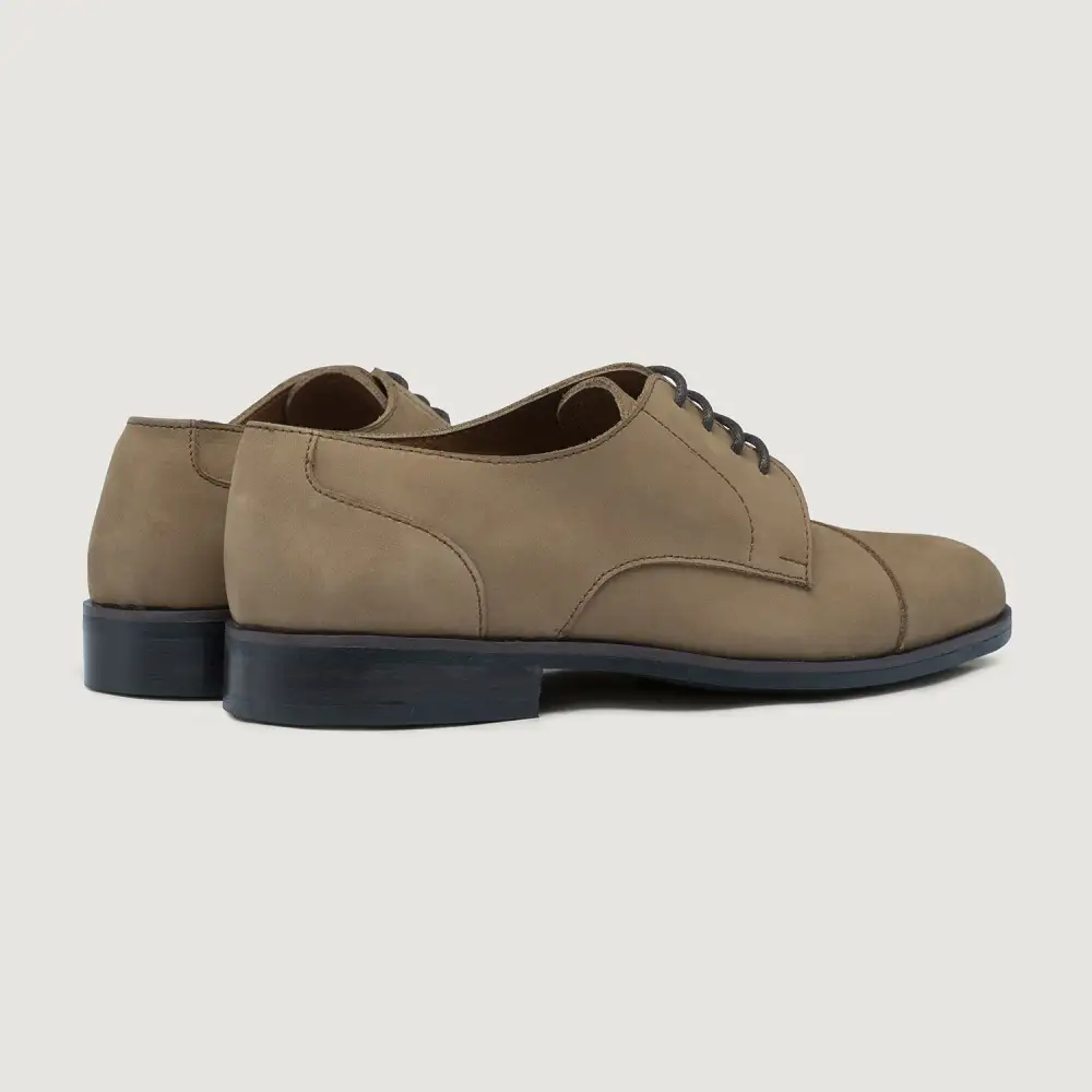 Brown Nubuck Leather Loafers