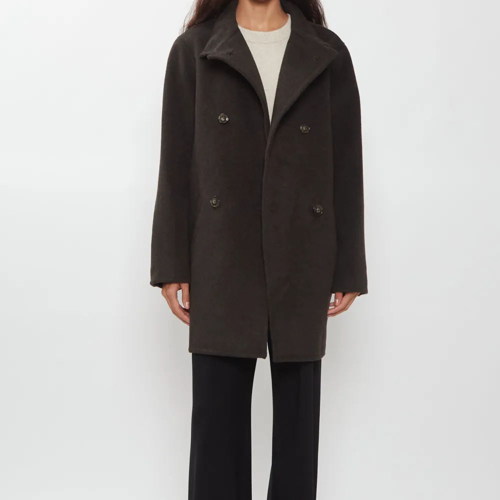 Women's Cashmere Peacoat Double Breasted Coat
