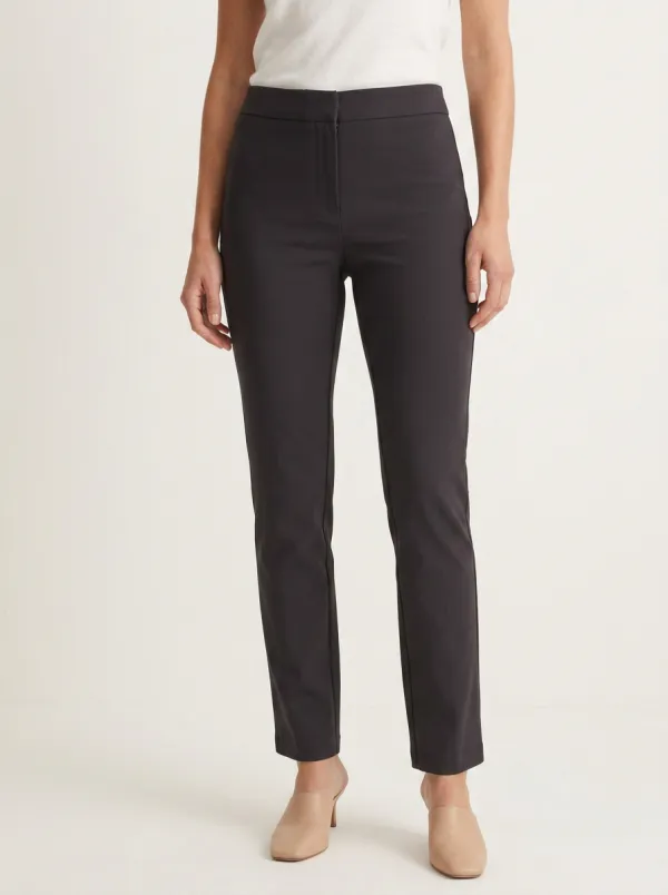 Travel-Ready Mid-Rise Stretch Women's Stretch Mid-Rise Pants