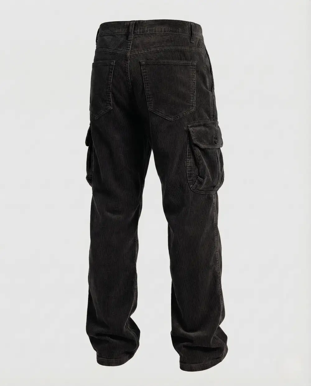 Men's Cord Cargo Pants Pockets