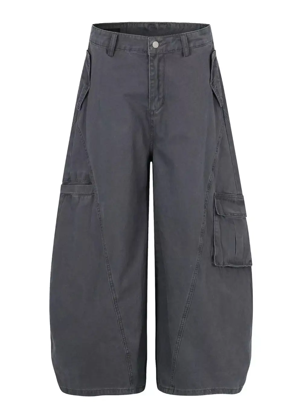 Refined Men's Wide Leg Cargo Pants