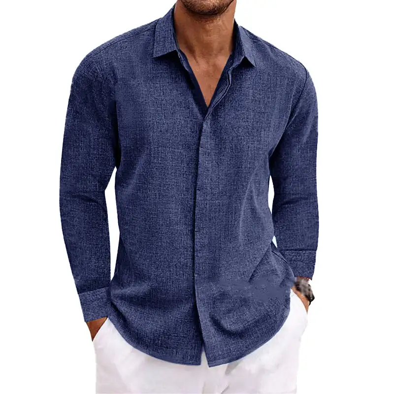 Relaxed Collar Open Shirt
