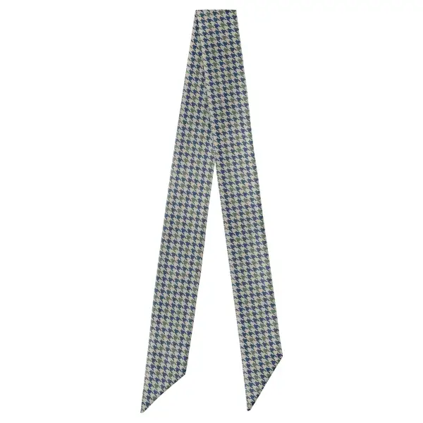 Houndstooth Pattern Hair Scarf
